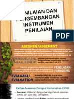 PEKERTI - Penilaian Dan Pengembangan Instrumen Penilaian - Materi Tambahan