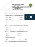 Asesmen Sumatif Bab 2 Matematika