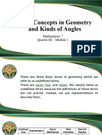 Basic Concepts in Geometry