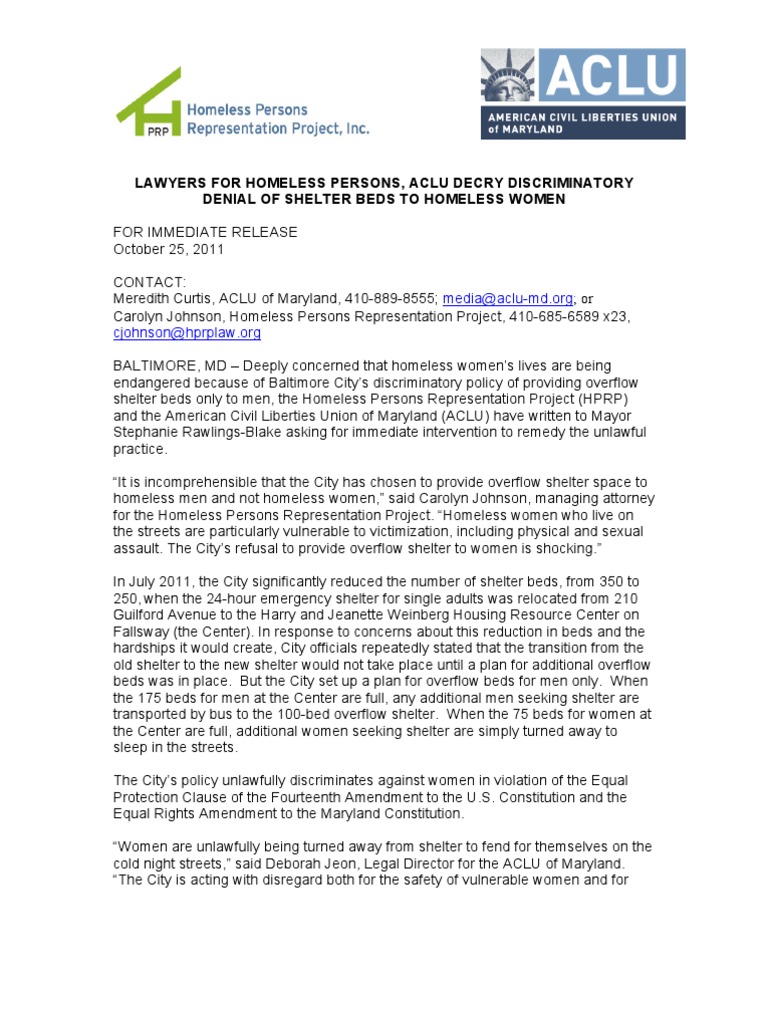 PR - Homeless Shelter | PDF