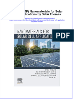 Full Download Ebook PDF Nanomaterials For Solar Cell Applications by Sabu Thomas PDF