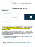 Embarazo Ectópico - Manifestaciones Clínicas y Diagnóstico - UpToDate