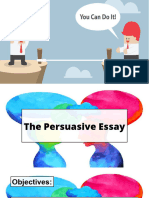 English 9 - Unit 8 - Lesson 1 - The Persuasive Essay