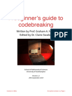 A Beginners Guide To Codebreaking
