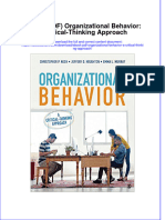 Full Download Ebook PDF Organizational Behavior A Critical Thinking Approach PDF