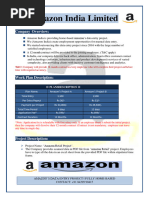 Amazon India Project Details