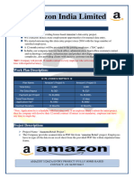 Amazon India Project Details