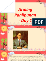 Araling Panlipunan - Day 1