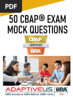 Free CBAP Mock Questions + CBAP Exam Info - Mar 2022 Edition