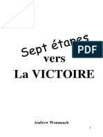 LES SEPT ETAPES VERS LA VICTOIRE Andrew Wommack