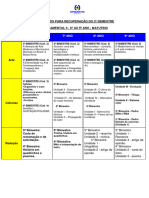 Fund II Matutino - CONTEÚDOS PARA RECUPERAÇÃO DO 2º SEMESTRE 