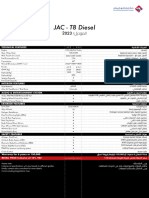 JAC T8 SpecSheet