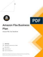 Amazon FBA Business Plan