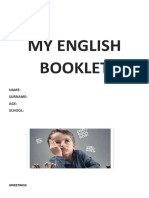 My English Booklet 1st Year 2023