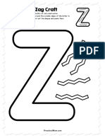 Alphabet Craft Letter Z