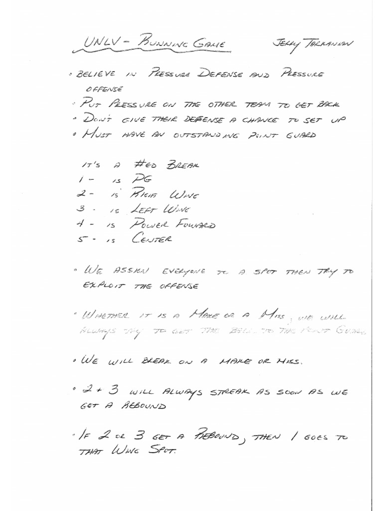 Jerry tarkanian unlv running game pdf