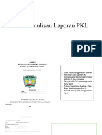 Cara Penulisan Laporan PKL Edit