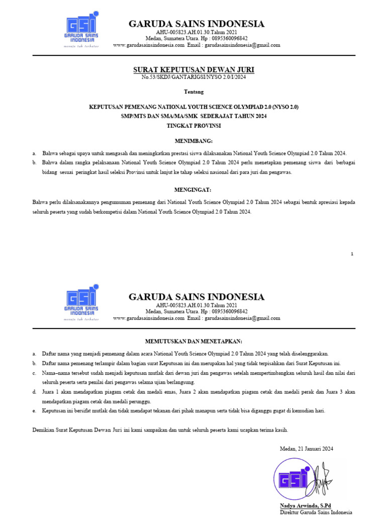 Sma Provinsi Nyso | PDF