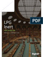 LPG Inert 2017 Price List