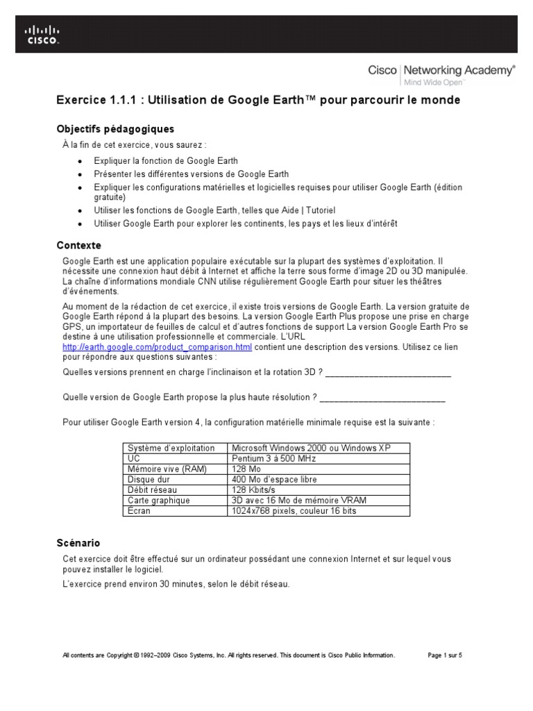 TP Google Earth | PDF | Google | Microsoft Windows