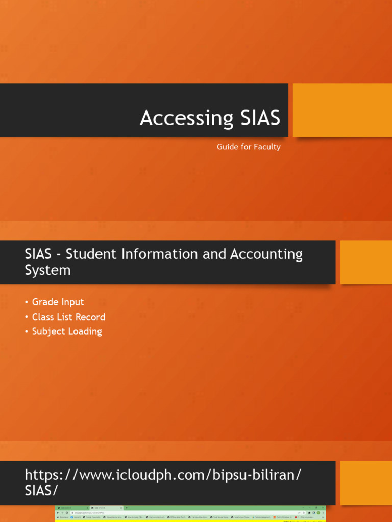 Accessing Sias Instructors Guide Pdf
