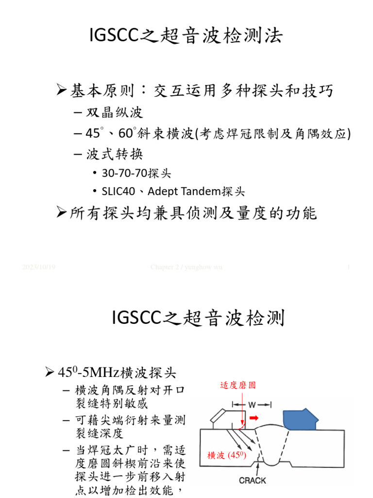 IGSCC之超音波檢測法 簡體 | PDF