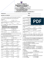 Q2 - Math 3 - 4TH Summative Test