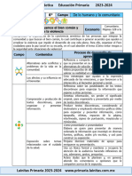 6to Grado Febrero - 01 Construyamos El Bien Com N y Evitemos La Violencia (2023-2024)