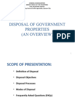 Lecture On Disposal (Overview)