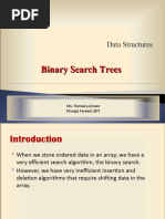 Lecture 22 - 21 Binary Search Trees