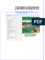 Full Download Ebook PDF Principles of Geotechnical Engineering 9th Editon by Braja M Das PDF