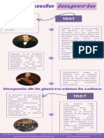 InfografÃ - A LÃ - Nea Del Tiempo Historia Moderno Morado