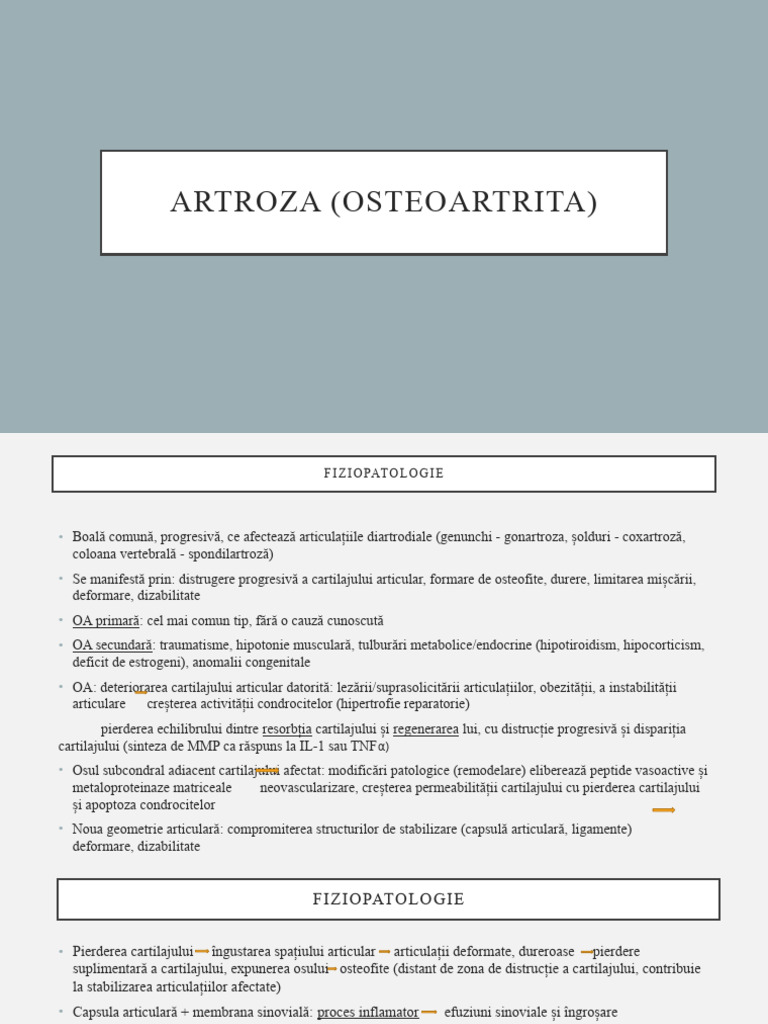 Artroza | PDF