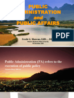 Lesson 1 Public Administration and Public Affairs