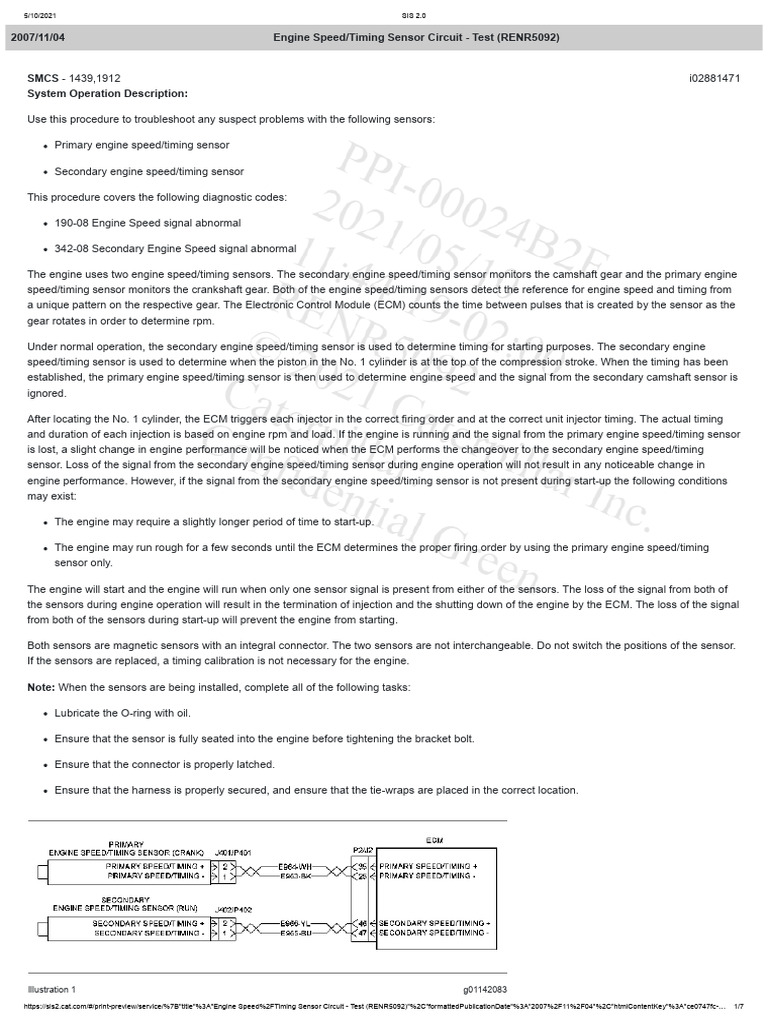 Speed Timing Sensors | PDF | Electrical Connector | Components