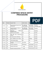 Confined Space Entry Procedure: in Amenas Operations