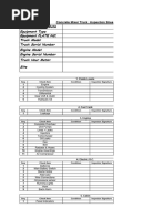 Spider Crane Inspection Checklist | PDF | Leak | Motor Vehicle