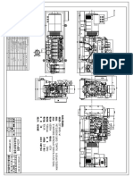 Outline Drawing of Generator Set 600kW (S6R2-T2MPTK+HCM634H)