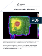 The Operating Temperature For A Raspberry Pi - Technologist Tips