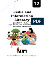 Media and Infmation Literacy Q3 Module 6 - Student Module