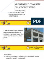 Lesson 3. Advanced Reinforced Concrete Construction Systems 10.29.21