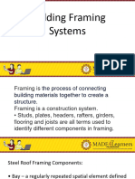 Lesson 8. Building Framing Systems