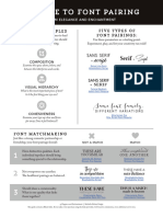 Guide To Font Pairing From Elegance and Enchantment