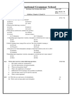 Chemistry Test T3