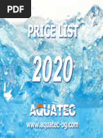 Aquatec Price List 2020 - Export