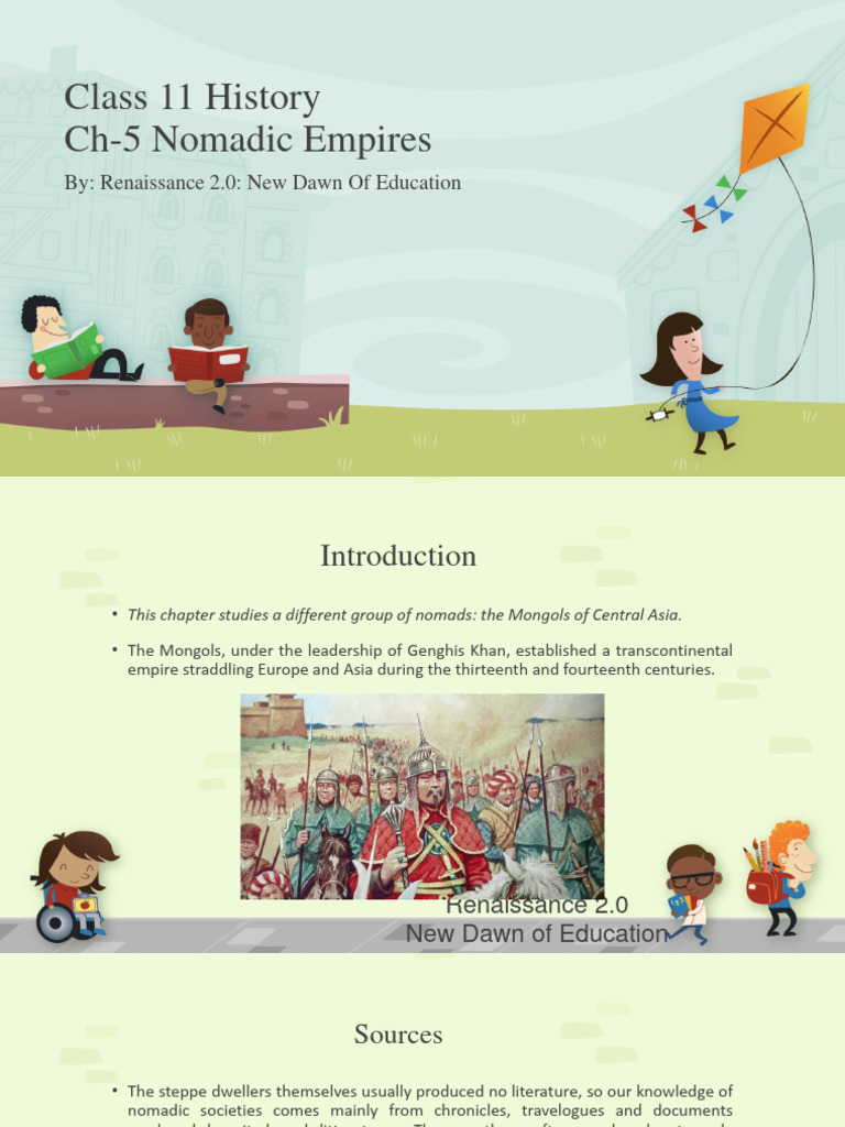 Class 11 History ch-5 | PDF | Mongol Empire | Genghis Khan