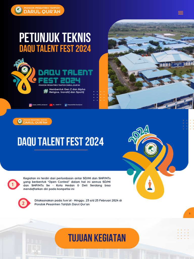 Juknis Daqu Talent Fest 2024 | PDF