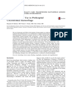 Tranexamic Acid Use in Prehospital Uncontrolled He