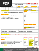 Lesson Plan - Grade 1 Earth 1 | PDF | Lesson Plan | Learning