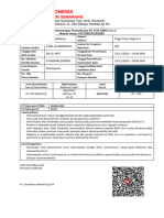 Hasil PCR Klinik Sgs - Sherly Nathania